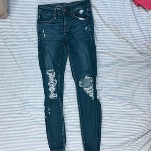 american eagle jeans, normal wear